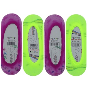 Desimo Bayan Düz Suba Babet Çorap - Karışık Renk