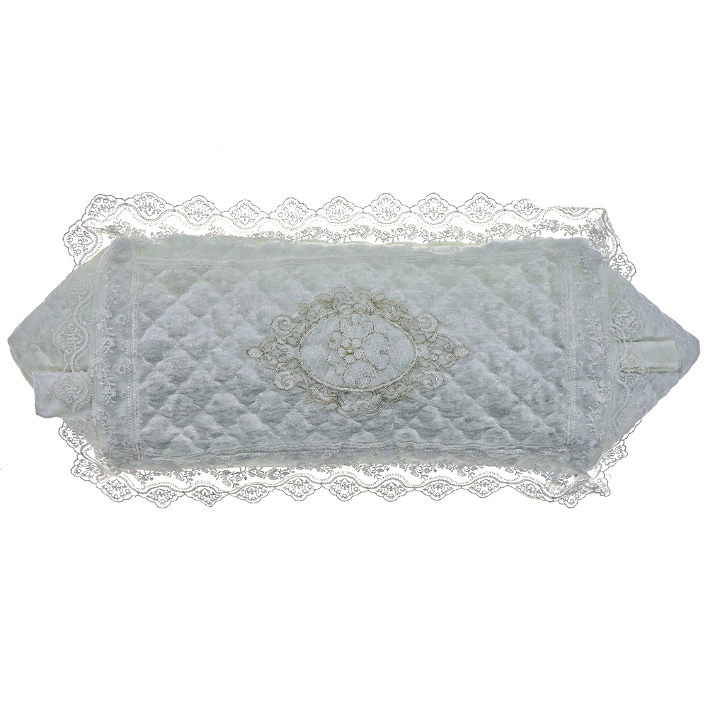 Havinland İncili Güpürlü Lüx Kadife Yastık Hurcu