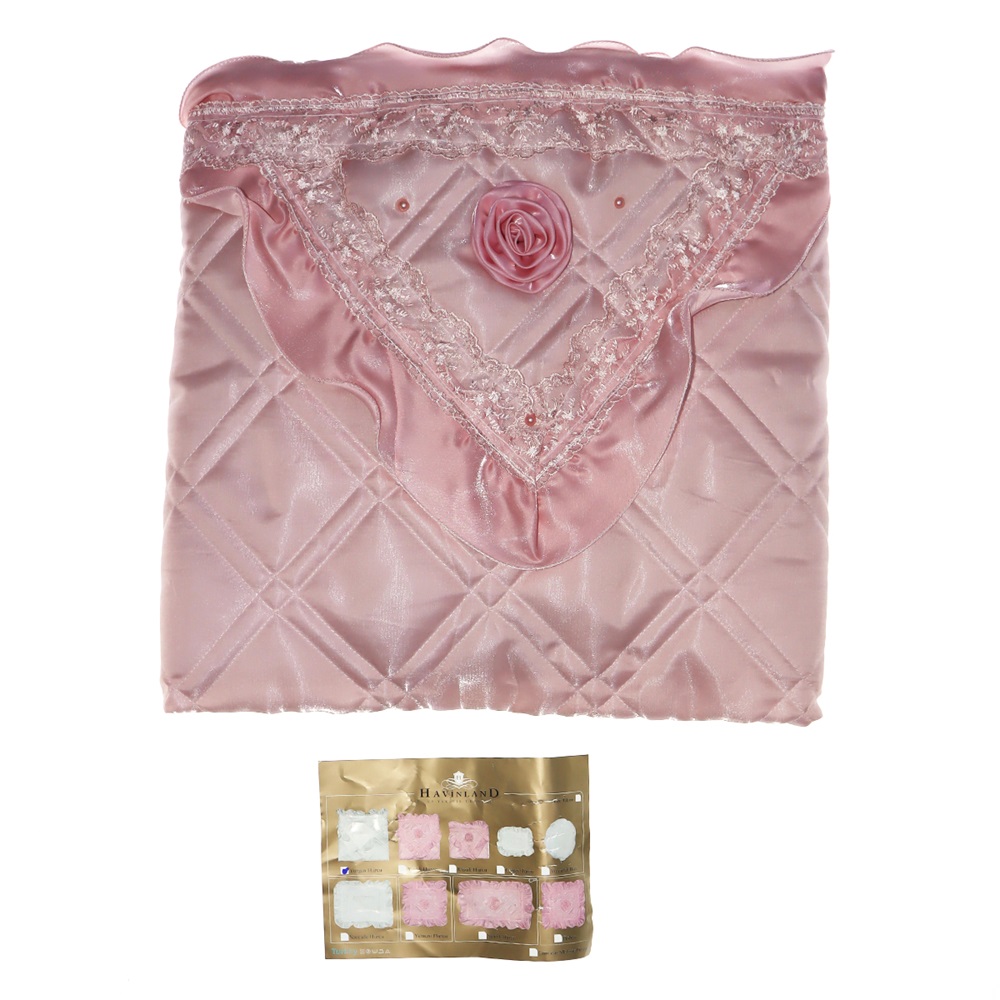 Havinland İncili Güpürlü Monoray Yorgan Hurcu - Ekru