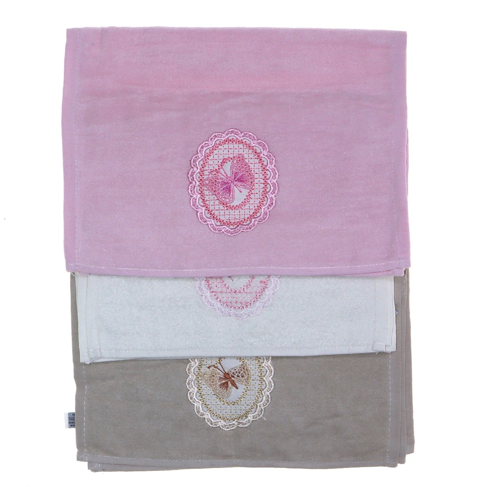 Berra Kelebek Nakışlı Mutfak Havlusu