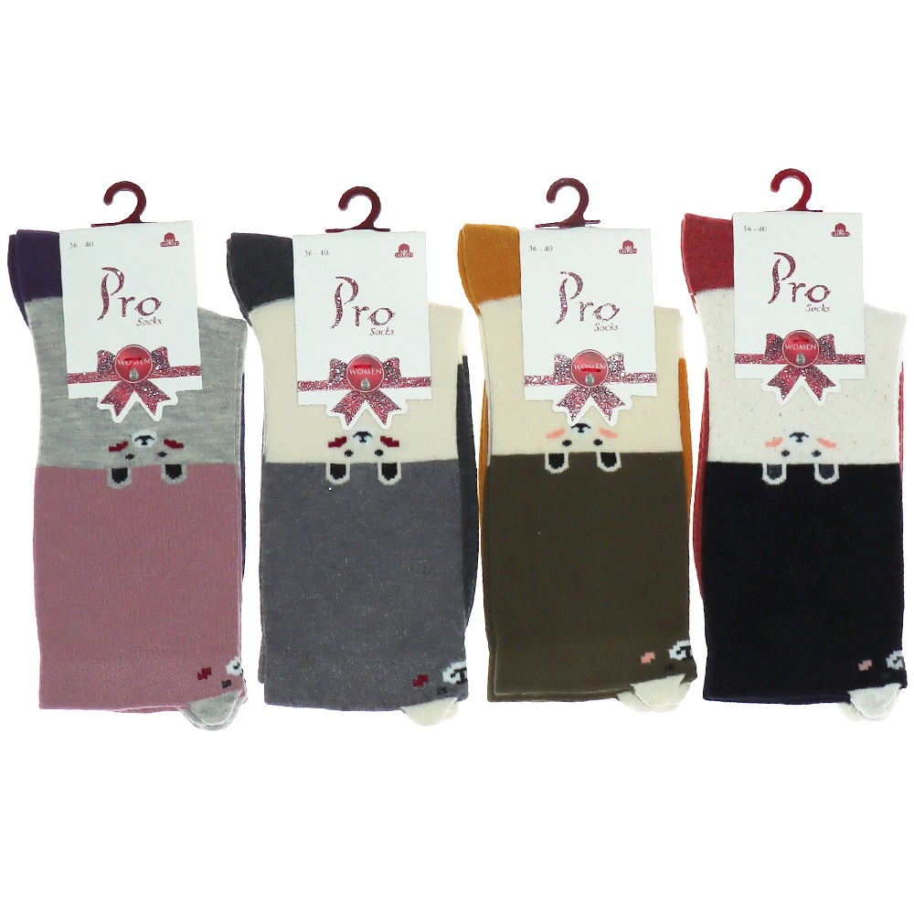 Pro 25620 Bayan Penye Likralı Soket Çorap