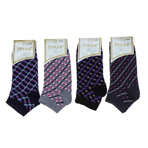 Pınar 0081 Bayan Likralı Mevsimlik Patik Çorap