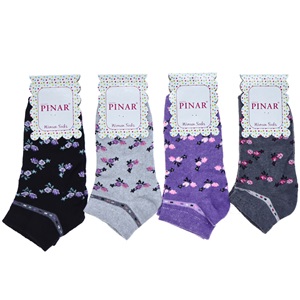 Pınar 0081 Bayan Likralı Mevsimlik Patik Çorap