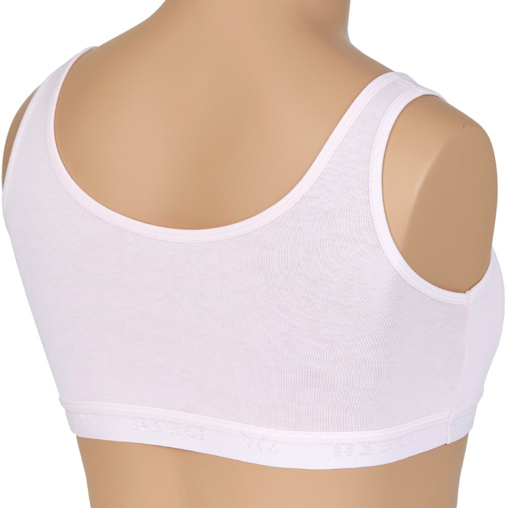 Dondeza 427 Düz Geniş Askılı Pedli Büstiyer - Somon - L-XL