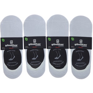 Gönültaş 6106 Erkek Bambu Dikişsiz Silikon Kaymaz Babet Çorap