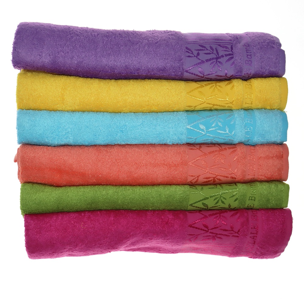 Şelale 502 Renkli Bambu 50x90 El Yüz Havlusu