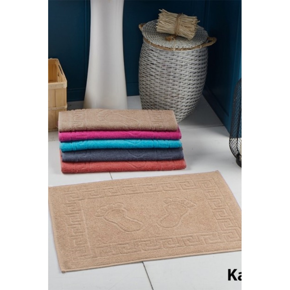 Şelale 507 Paspas Ayak Havlusu 50X70 - Koyu Renk
