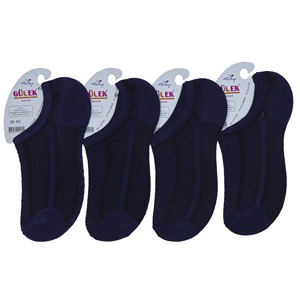 Gülek Bayan Sade Sneakers Babet Çorap - Kahverengi