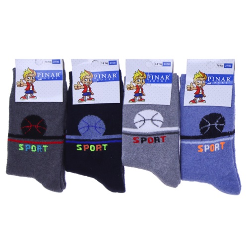 Pınar Erkek Çocuk Likralı Havlu Soket Çorap