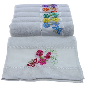 Yoncagül Ucuz Saçaklı Okuntuluk Hediyelik Havlu 40 x 70 cm.