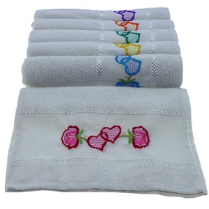 Yoncagül Ucuz Saçaklı Okuntuluk Hediyelik Havlu 40 x 70 cm.