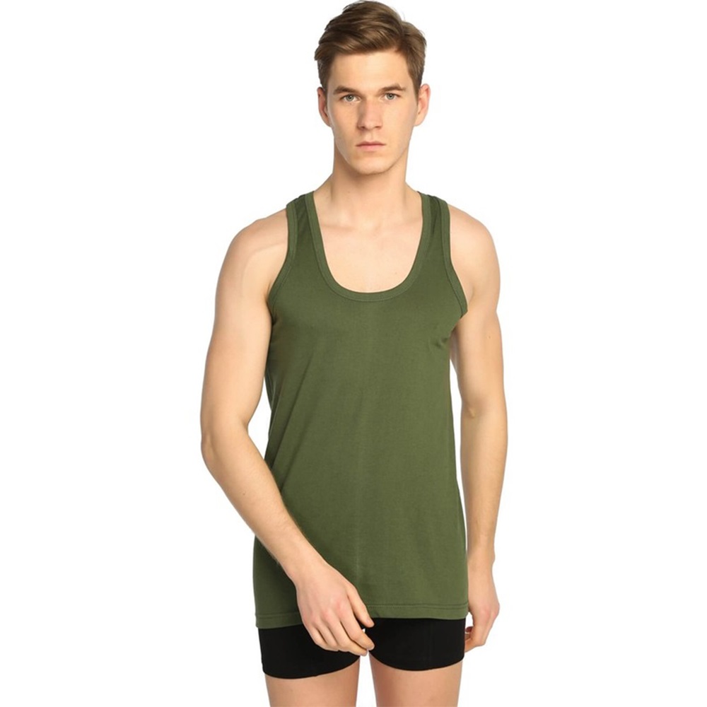 Cihan Yıldız 2002 Erkek Renkli Askılı Atlet - Y. Haki - 9