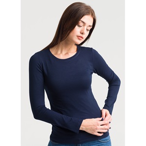 Nur Bayan Viskon Simit Yaka Badi L - Nar Çiçeği - L