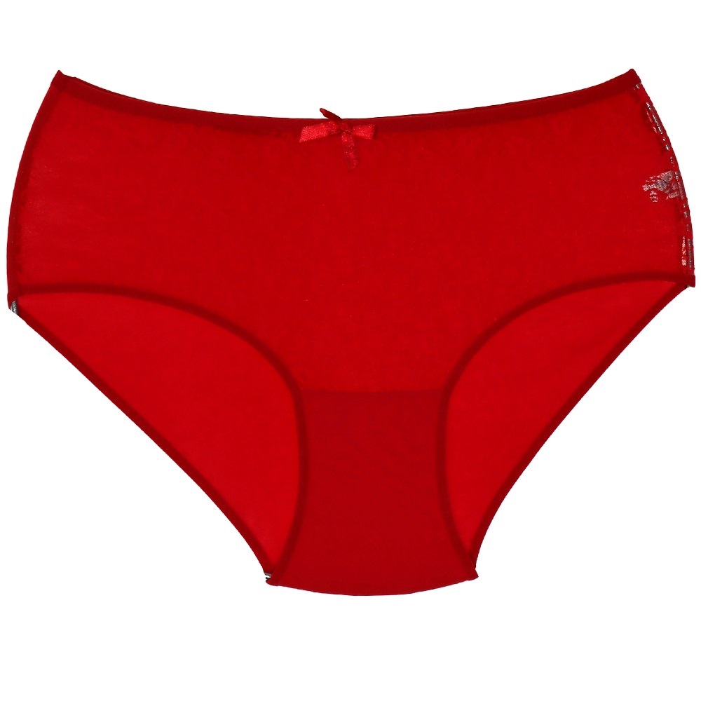 Tutku 0926 Bayan Elastan Tüllü Bato - Kırmızı - 5