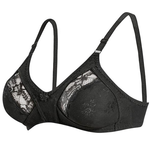 Ebru 1006 Bayan Toparlayıcı Lez Ara Dantel Sütyen - Beyaz