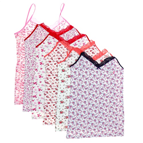 Seramony 2400 Bayan Penye Dantelli İp Askı Battal Atlet - Karışık Renk