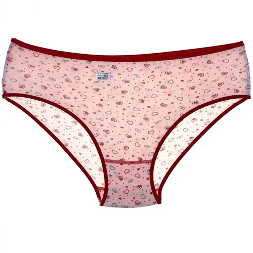 Seramony B-228 Bayan Desenli Empirme Bato 3XL - Kırmızı - 3XL