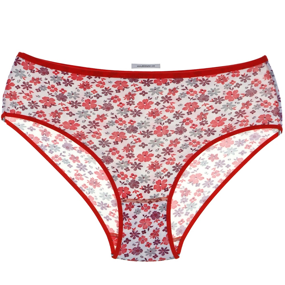 Seramony B-228 Bayan Desenli Empirme Bato 2XL - Turuncu - XXL