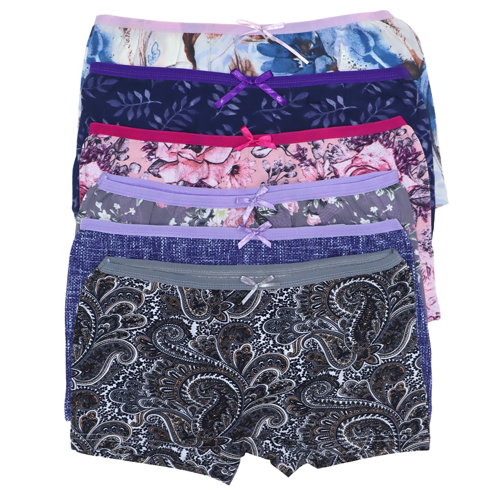 Güryıldız 21052 Penye Desenli Bayan Penti Short - L