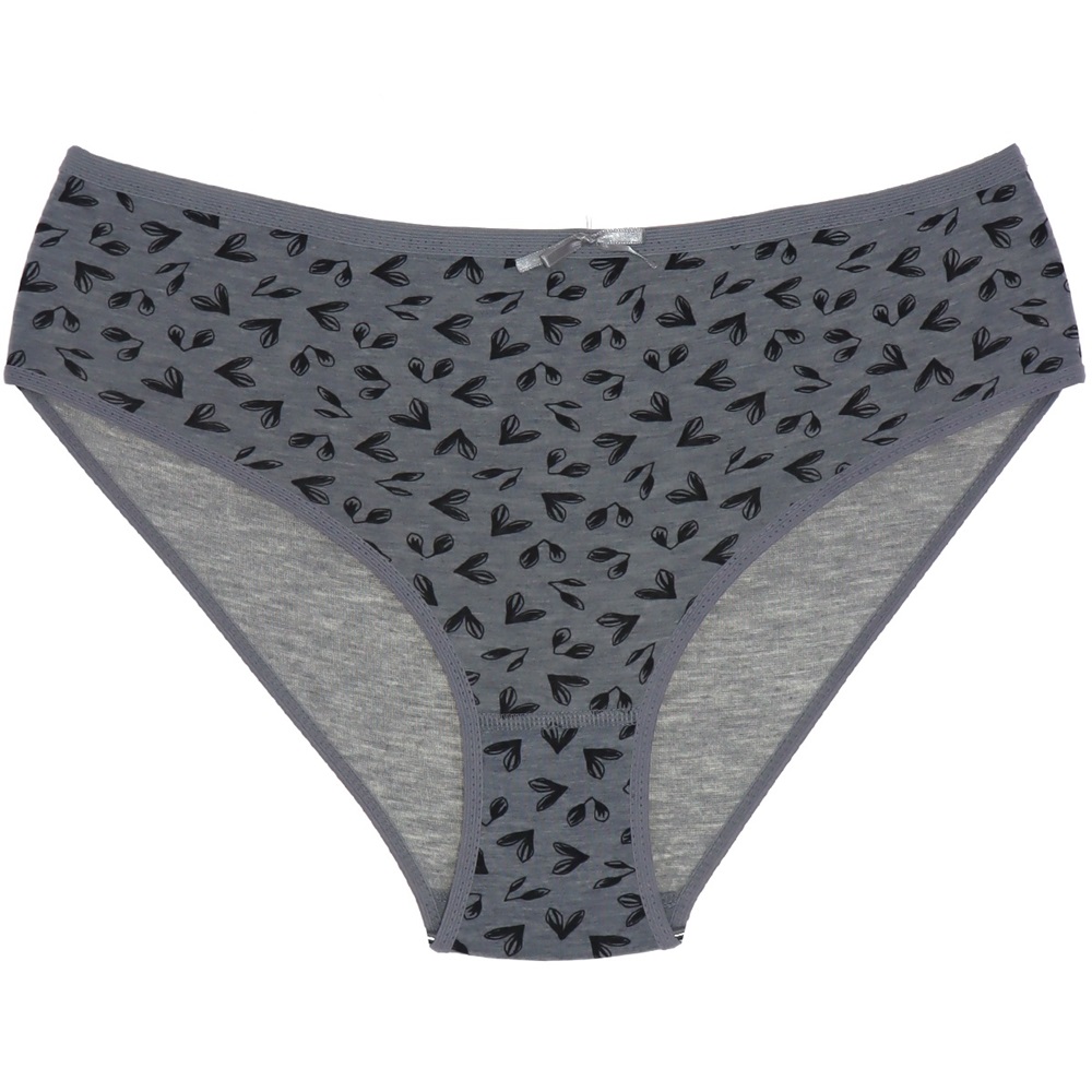 Güryıldız 22032 Bayan Elastane Empirme Bato Battal XL - Gri