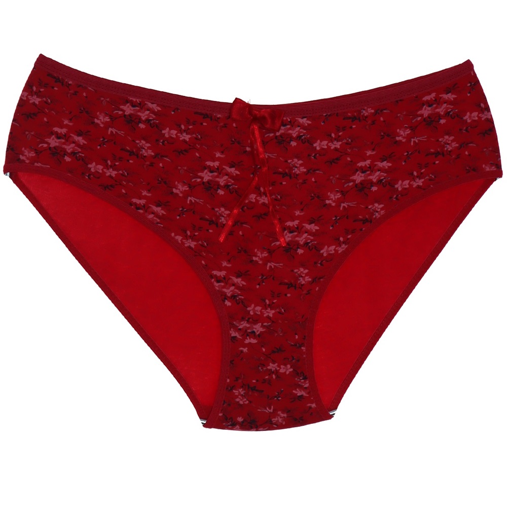 Güryıldız 22032 Bayan Elastane Empirme Bato Battal XL- Kırmızı - XL