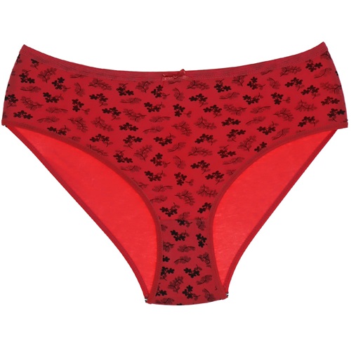 Güryıldız 22032 Bayan Elastane Empirme Bato Battal XL - Nar Çiçeği - XL