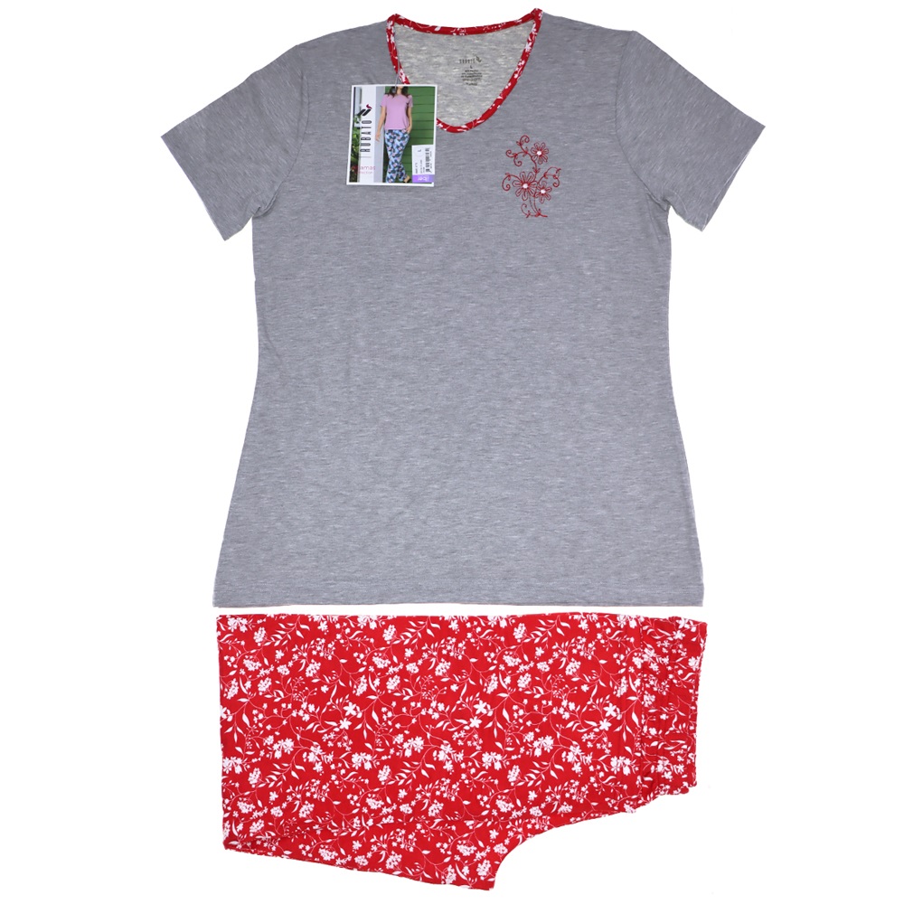 Jiber 3645 Bayan Viskon Rubato Pijama Takımı