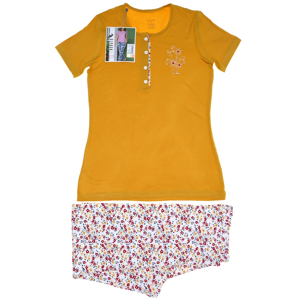 Jiber 3646 Bayan Viskon Rubato Pijama Takımı