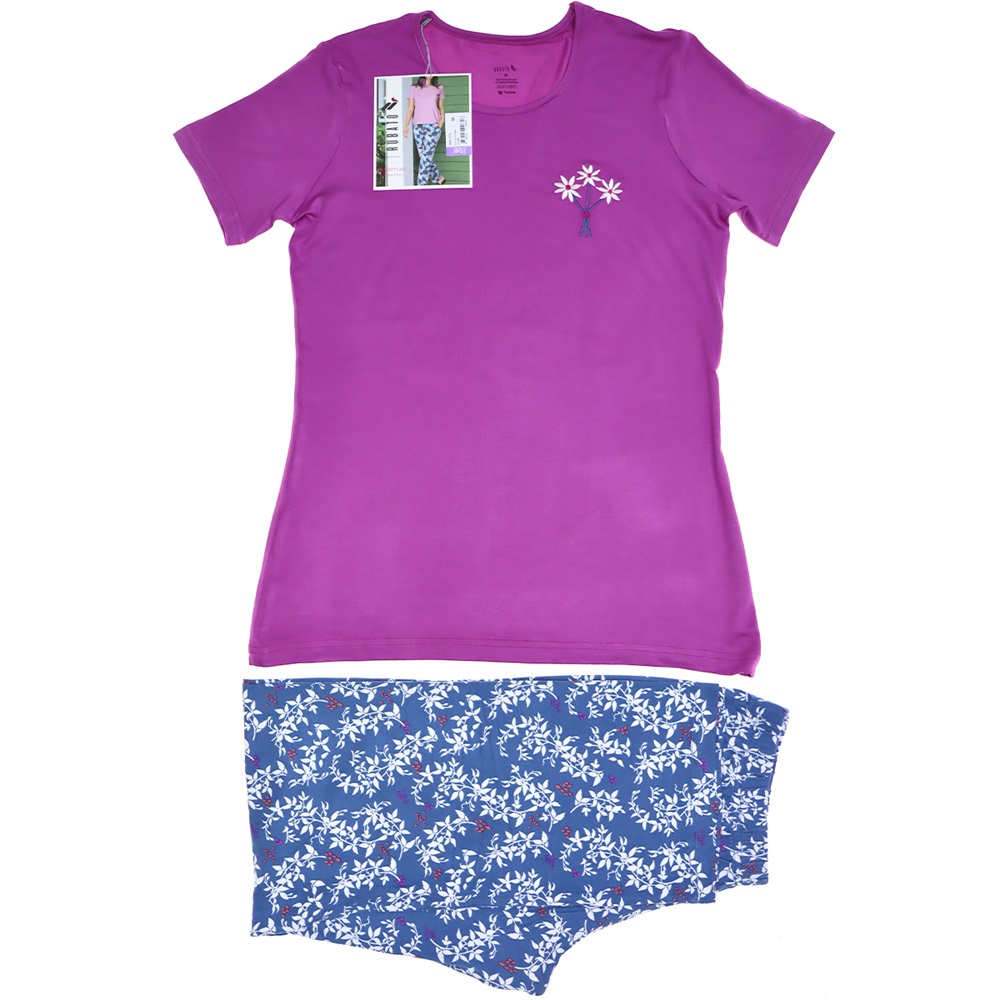 Jiber 3649 Bayan Viskon Rubato Pijama Takımı