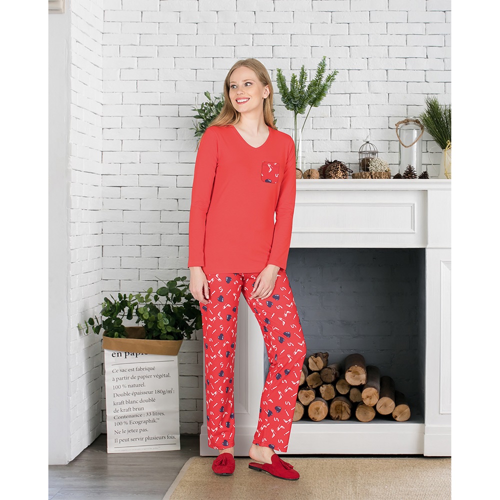 Jiber 3668 Bayan Modal Pijama Takımı