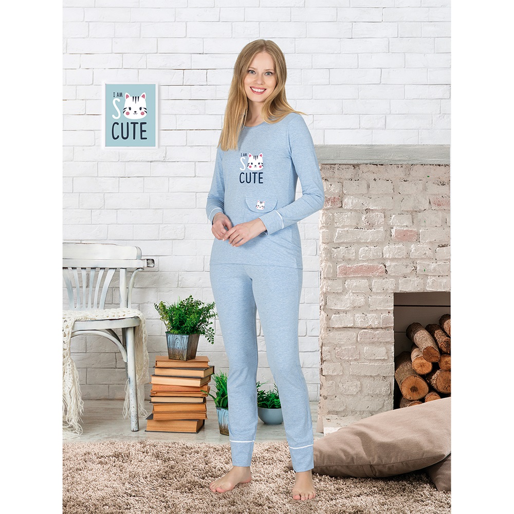 Jiber 3672 Bayan Pijama Takımı