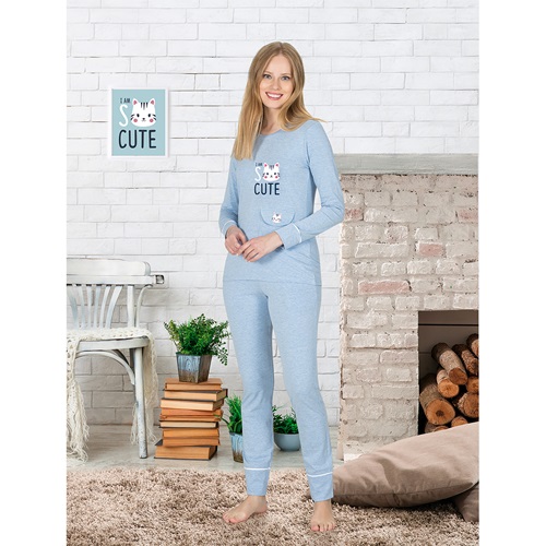 Jiber 3672 Bayan Pijama Takımı