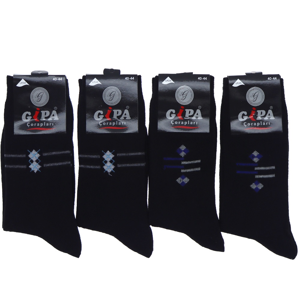 Gipa Erkek Mevsimlik Likralı Soket Çorap