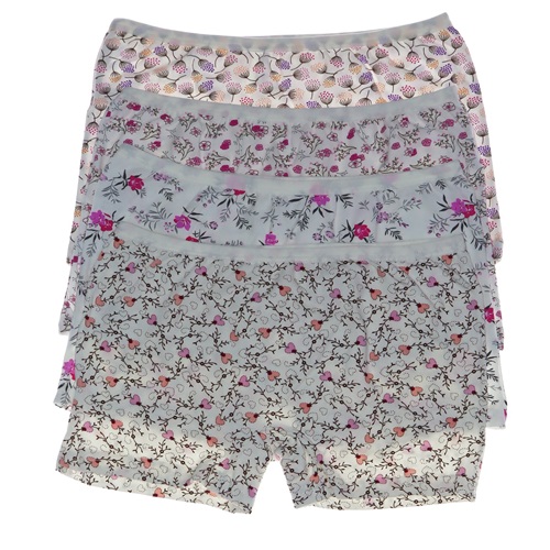 Kota 5001 Bayan Baskılı Şort - Ekru Desenli - S-M