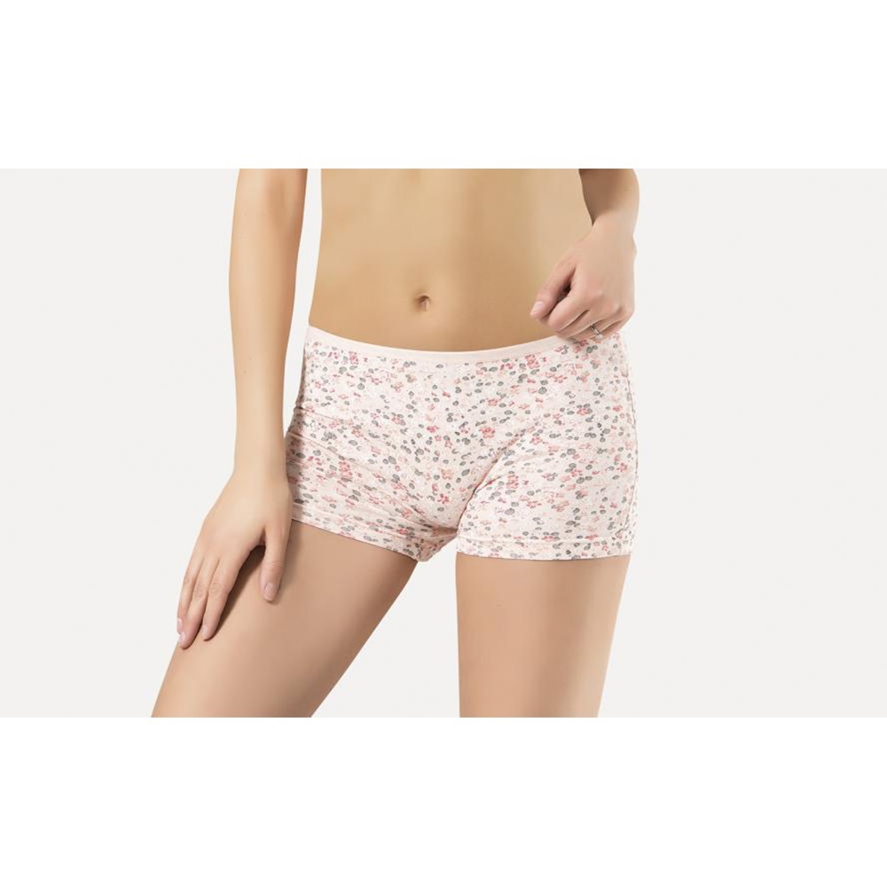 Kota 5001 Bayan Baskılı Şort - Pembe - L-XL