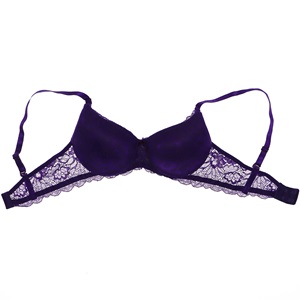 Billiza 1015 Bayan Dantelli Destekli Sütyen - Mor - 75-80-85-90
