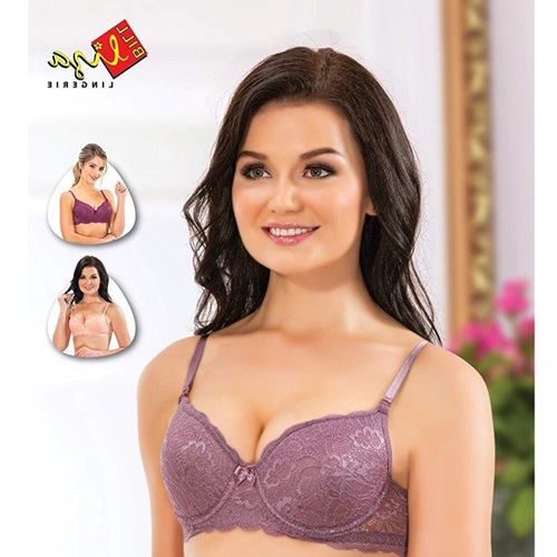 Billiza 1015 Bayan Dantelli Destekli Sütyen - Nar Çiçeği - 75-80-85-90