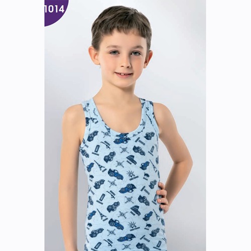 Kota 1014 Erkek Çocuk Baskılı Atlet (6 Lı)