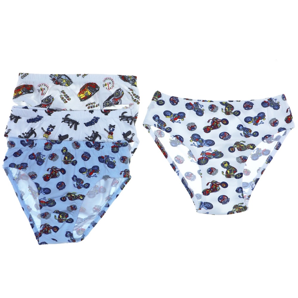 Kota 1018 Erkek Çocuk Baskılı Erkek Slip Külot - Karışık Renk - 5-6 YAŞ