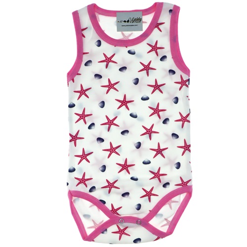 202 Yıldız Desenli Penye Askılı Çıtçıtlı Badi 1-1,5-2 Yaş