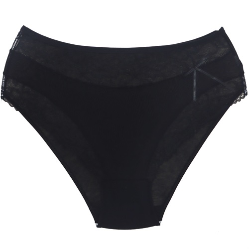 Rinna 269 Bayan Ön Dantel Bato Külot - Siyah