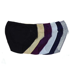 Rinna 269 Bayan Ön Dantel Bato Külot - Gri