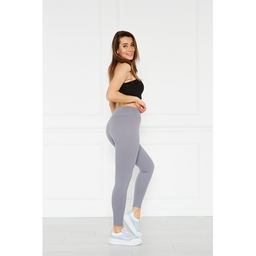 Vogsign 4073 Bayan Sporcu Tayt - Füme - S