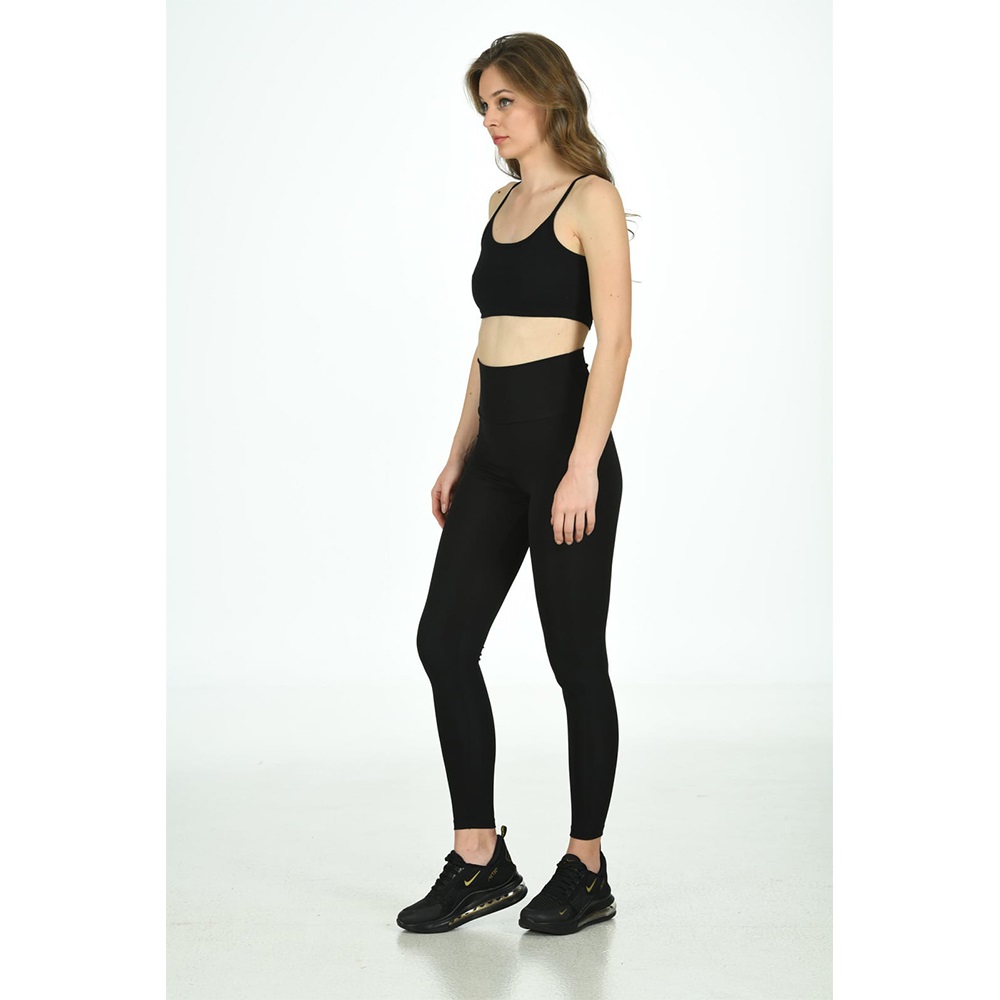 Vogsign 4073 Bayan Sporcu Tayt - Siyah - XL