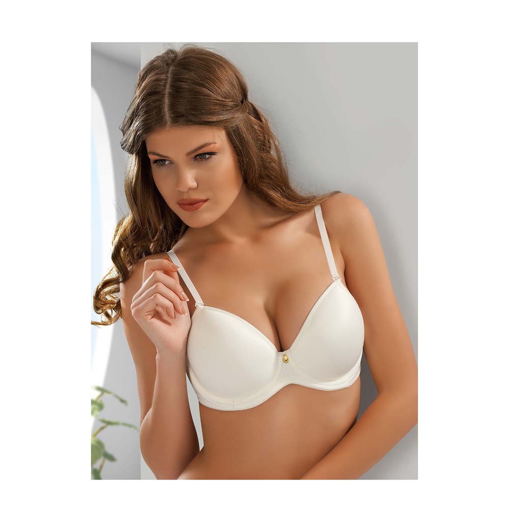 Le Jardin 9700 Bayan Desteksiz Sütyen - Beyaz - 90