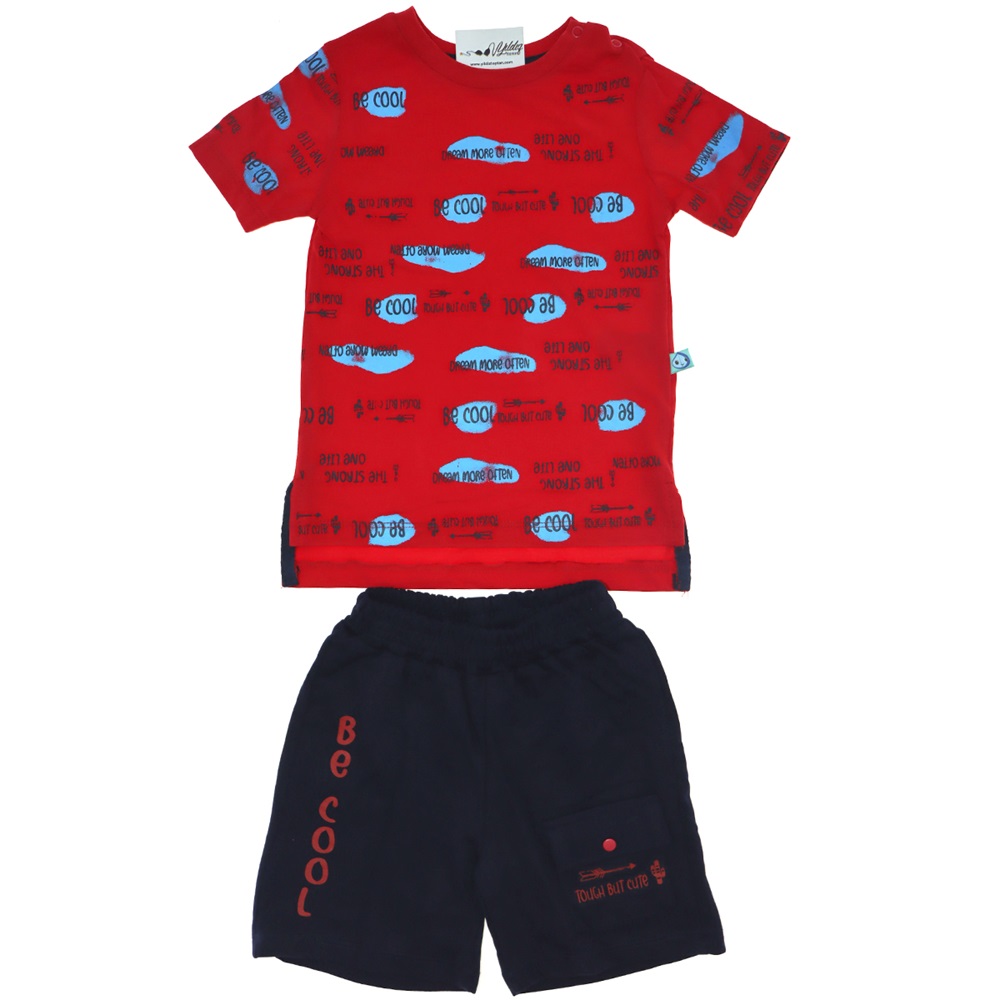 21113 Be Cool Baskılı Erkek Takım 6-24 Ay