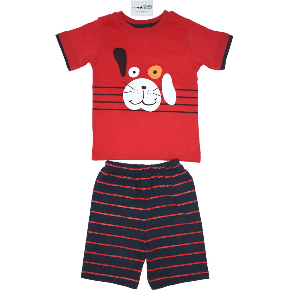 Minnikçe 1906 Çocuk Çizgili Kulak Baskılı takım 1-3 Yaş