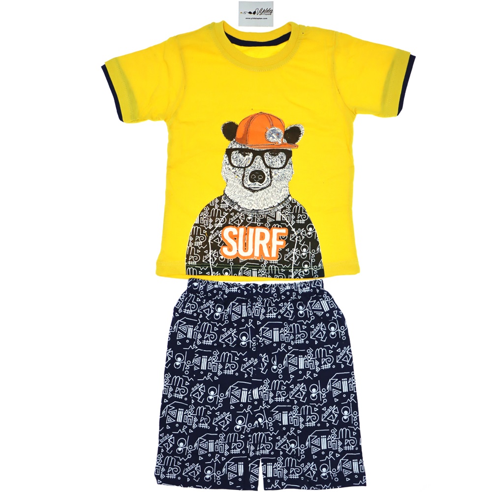 Minnikçe 1902 Çocuk Sübrem Surf Baskı takım 1-3 Yaş