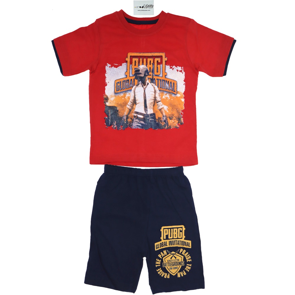 Minnikçe 1901 Çocuk Süprem Pubg Baskılı Takım 1-3 Yaş