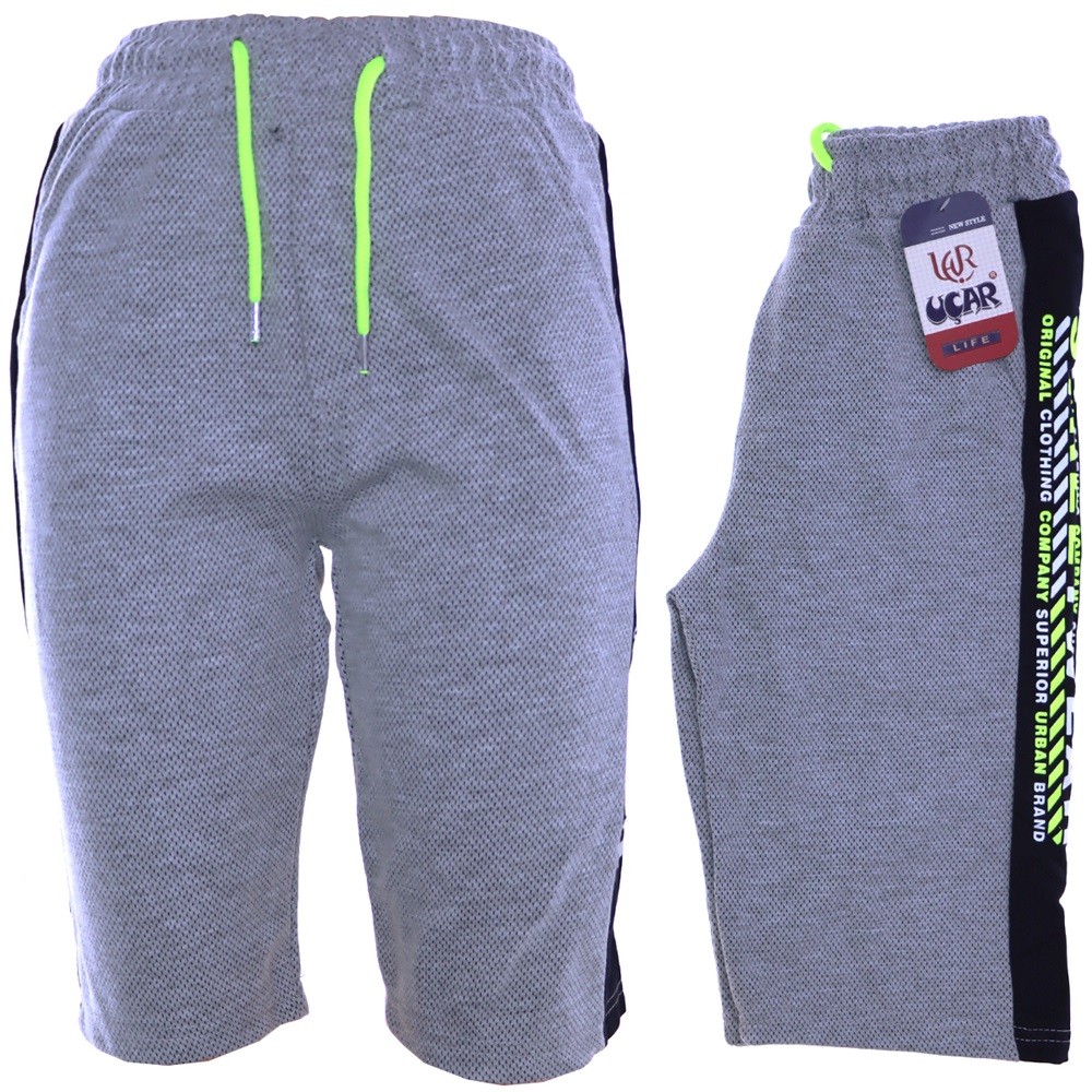 544-1 Kompakt Petek Desen Yanlar Garnili Erkek Çocuk Kapri 5-8 Yaş